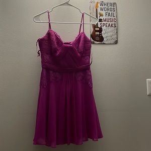 BCBG Katalina dress size 02 Magenta